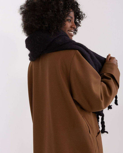 Tassel-Trimmed Cozy Winter Wrap - Stylish Versatile Scarf