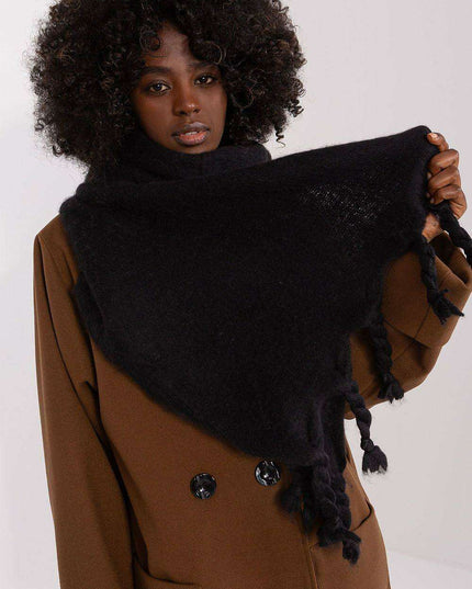 Tassel-Trimmed Cozy Winter Wrap - Stylish Versatile Scarf