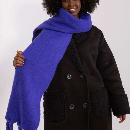 Tassel-Trimmed Cozy Winter Wrap - Stylish Versatile Scarf