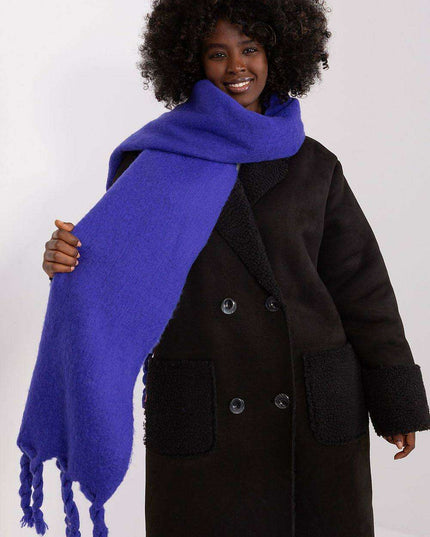 Tassel-Trimmed Cozy Winter Wrap - Stylish Versatile Scarf