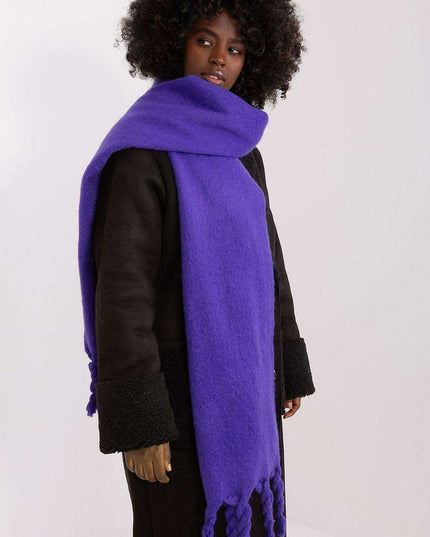 Tassel-Trimmed Cozy Winter Wrap - Stylish Versatile Scarf