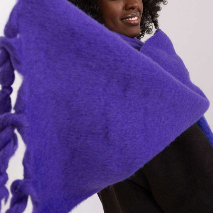 Tassel-Trimmed Cozy Winter Wrap - Stylish Versatile Scarf