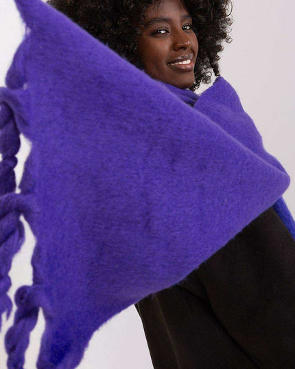 Tassel-Trimmed Cozy Winter Wrap - Stylish Versatile Scarf