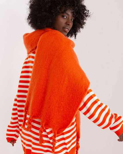 Tassel-Trimmed Cozy Winter Wrap - Stylish Versatile Scarf