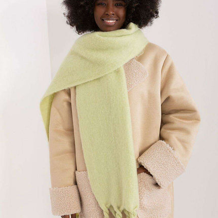 Tassel-Trimmed Cozy Winter Wrap - Stylish Versatile Scarf