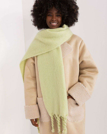 Tassel-Trimmed Cozy Winter Wrap - Stylish Versatile Scarf