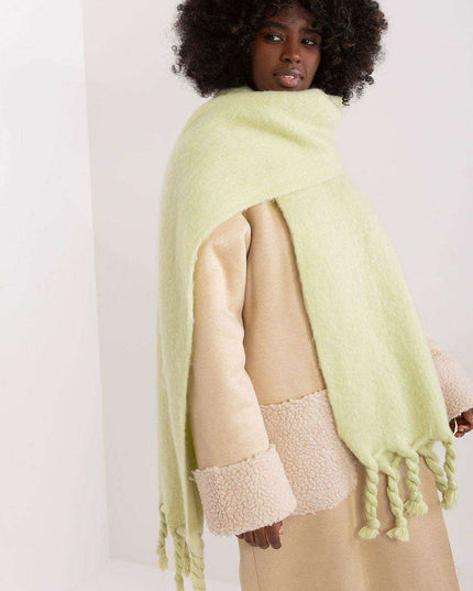 Tassel-Trimmed Cozy Winter Wrap - Stylish Versatile Scarf