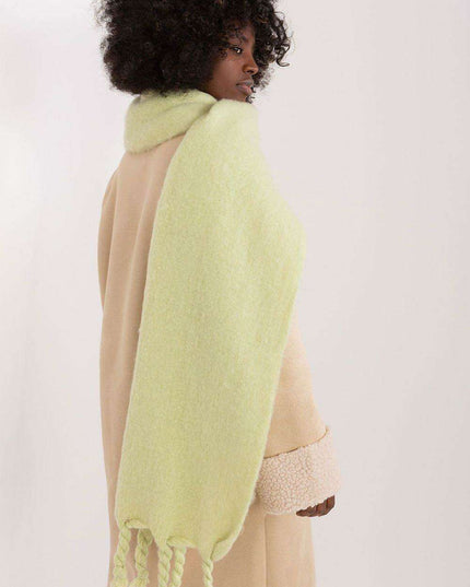 Tassel-Trimmed Cozy Winter Wrap - Stylish Versatile Scarf