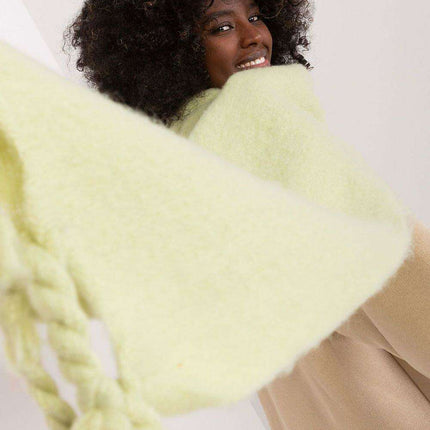 Tassel-Trimmed Cozy Winter Wrap - Stylish Versatile Scarf