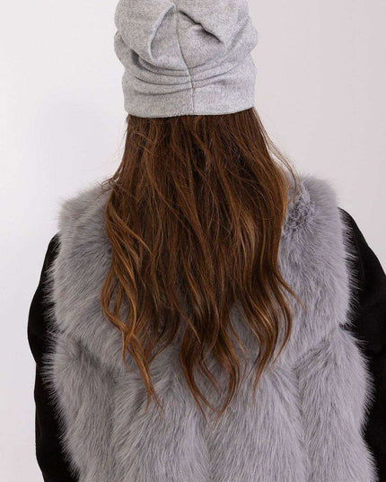 Chic Cashmere Beanie with Sparkling Rhinestone Accents