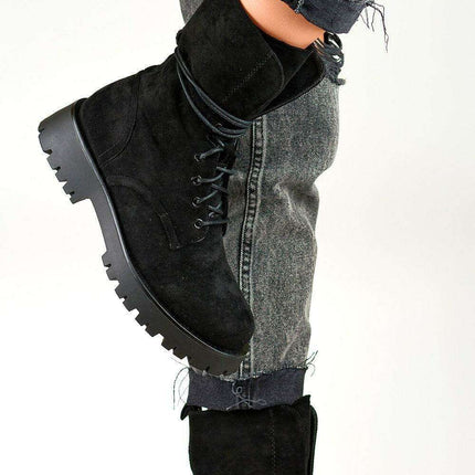 Stylish Sustainable Black Suede Ankle Boots