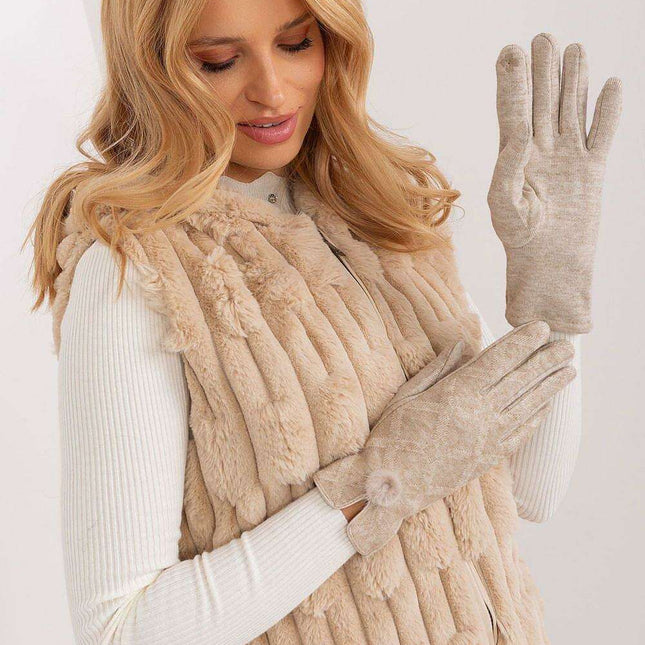 Chic Geometric Insulated Touchscreen Gloves