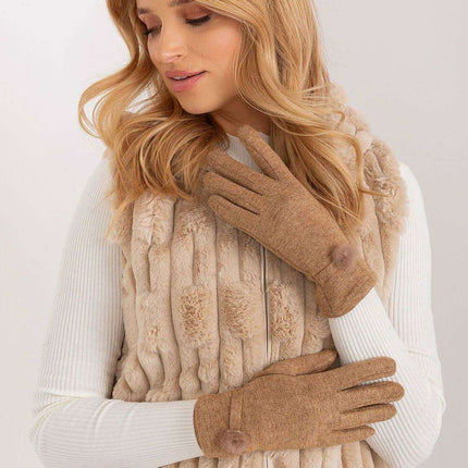 Stylish Touchscreen Gloves with Decorative Pompoms for Trendsetting Women