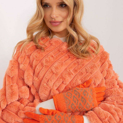 Chic Floral Touchscreen Winter Gloves