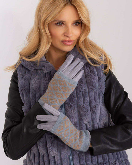 Chic Floral Touchscreen Winter Gloves