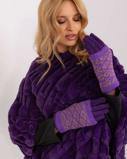 Chic Floral Touchscreen Winter Gloves