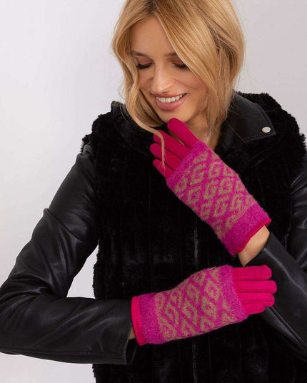 Chic Floral Touchscreen Winter Gloves