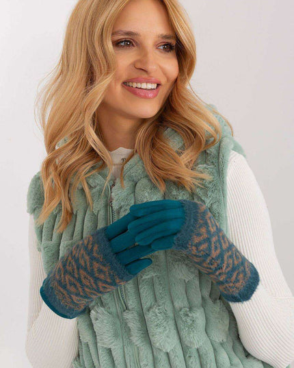 Chic Floral Touchscreen Winter Gloves