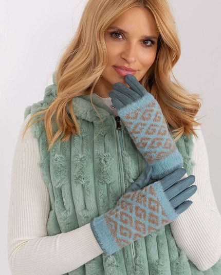 Chic Floral Touchscreen Winter Gloves