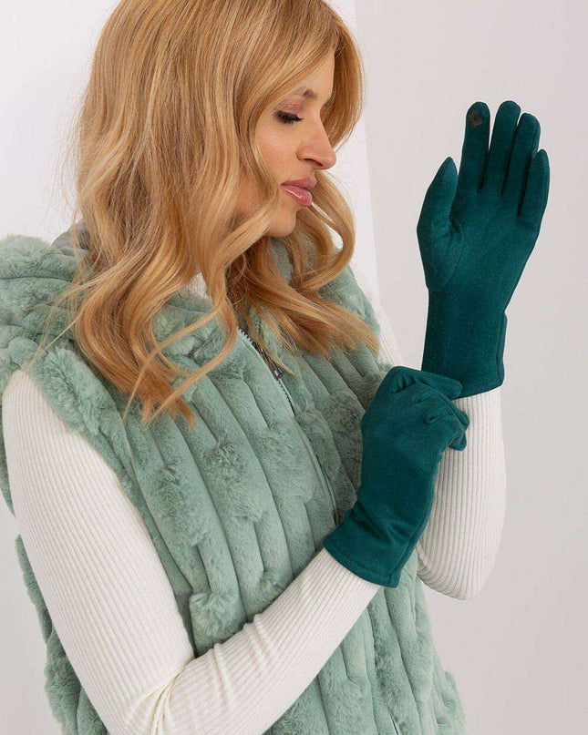Chic Floral Touchscreen Gloves for Modern Women