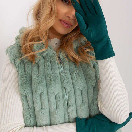 Chic Floral Touchscreen Gloves for Modern Women