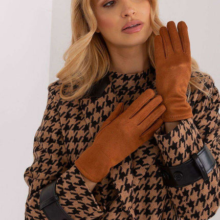 Chic Floral Touchscreen Gloves for Modern Women