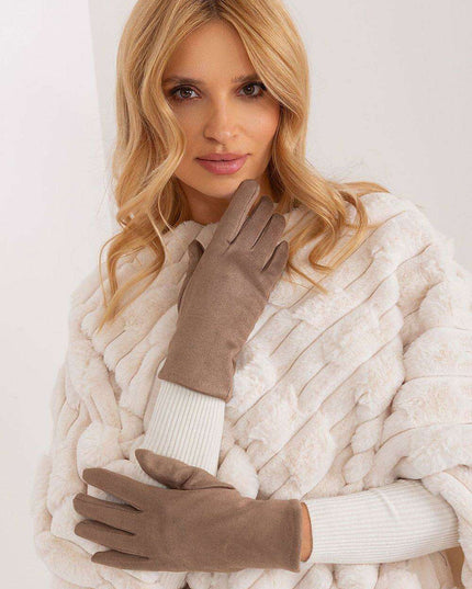 Chic Floral Touchscreen Gloves for Modern Women