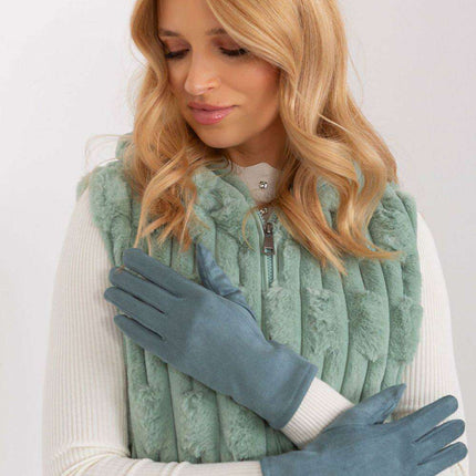 Chic Floral Touchscreen Gloves for Modern Women
