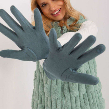 Chic Floral Touchscreen Gloves for Modern Women