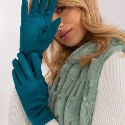 Chic Floral Touchscreen Gloves for Modern Women