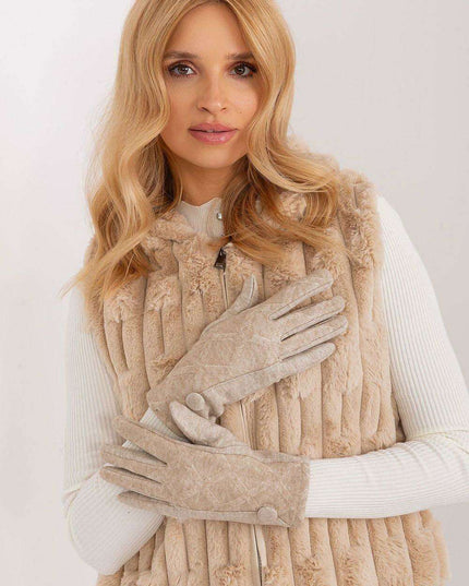 Chic Geometric Touchscreen Gloves for Stylish Connectivity