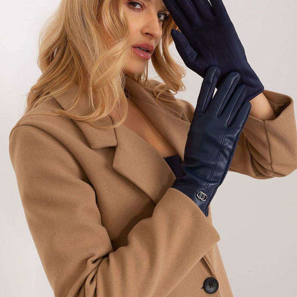 Chic Insulated Floral Touchscreen Gloves for Women