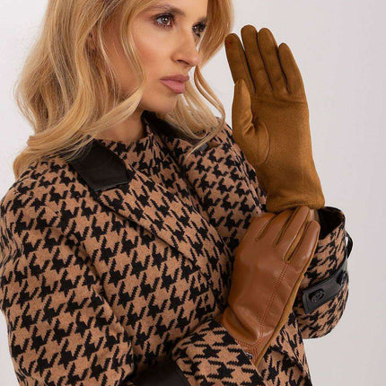 Chic Insulated Floral Touchscreen Gloves for Women