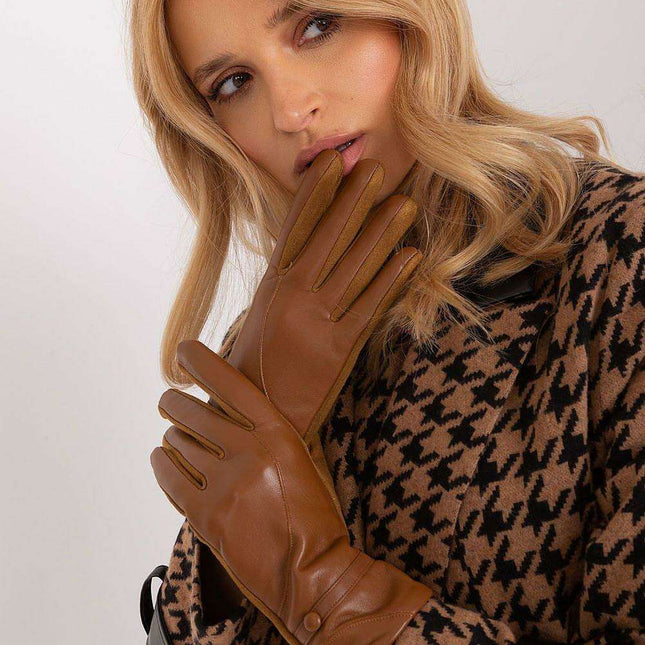 Sophisticated Floral Embroidered Touchscreen Gloves for Women