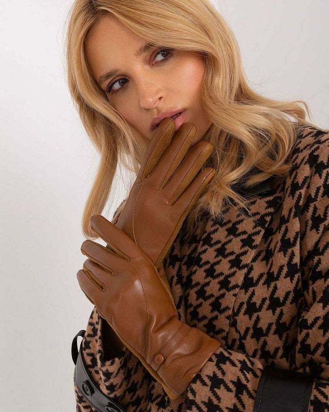 Sophisticated Floral Embroidered Touchscreen Gloves for Women