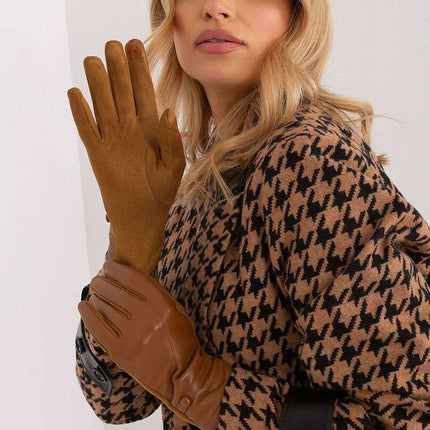 Sophisticated Floral Embroidered Touchscreen Gloves for Women