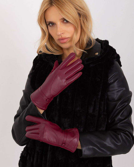 Sophisticated Floral Embroidered Touchscreen Gloves for Women