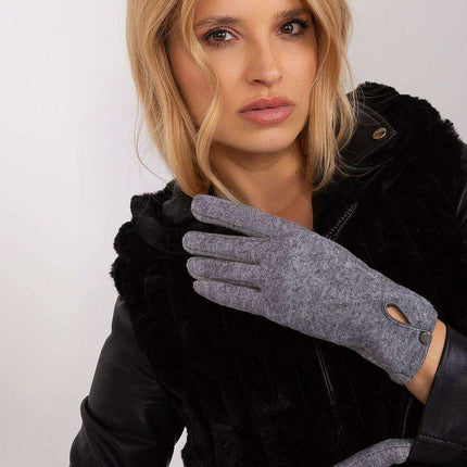 Stylish Touchscreen Gloves with Geometric Floral Design