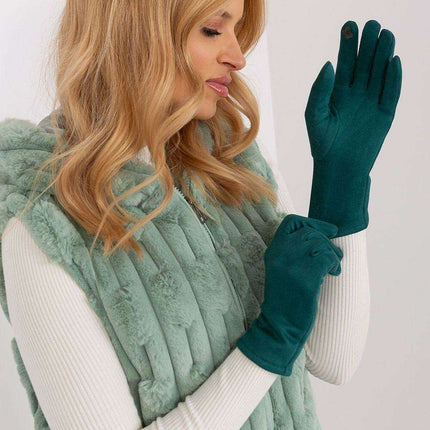Chic Floral Touchscreen Gloves for Modern Women