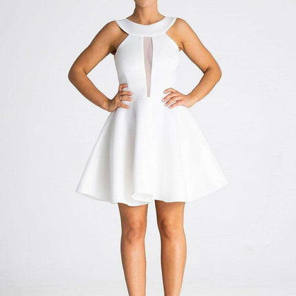 Chic Off-Shoulder Formal Cocktail Dress