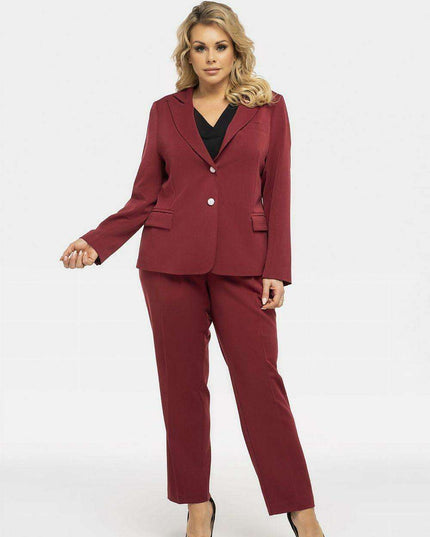 Sophisticated Curvy Karko Blazer - Elegant Plus Size Jacket