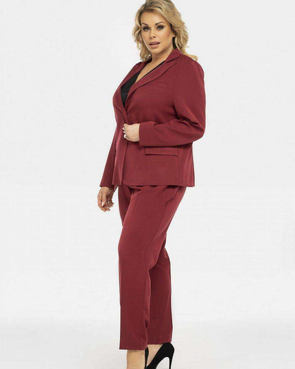 Sophisticated Curvy Karko Blazer - Elegant Plus Size Jacket