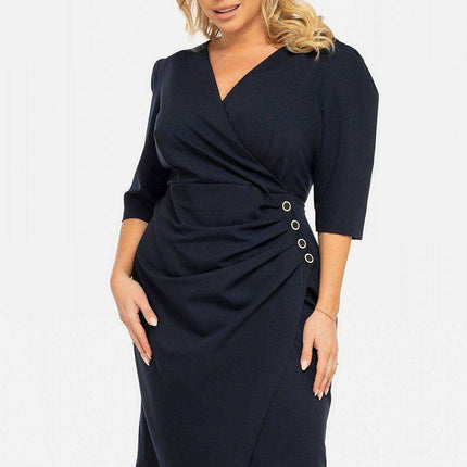 Chic Plus Size Alena Envelope Dress