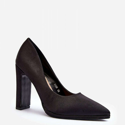 Block heel pumps model 191027