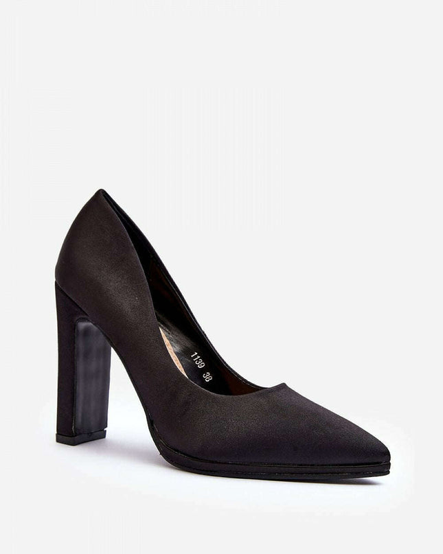 Block heel pumps model 191027