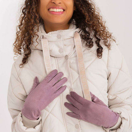 Chic Floral Touchscreen Gloves for Modern Women