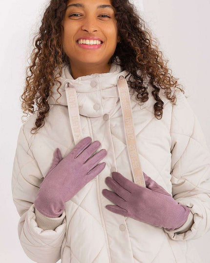 Chic Floral Touchscreen Gloves for Modern Women