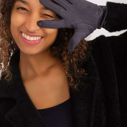 Chic Floral Touchscreen Gloves for Modern Women