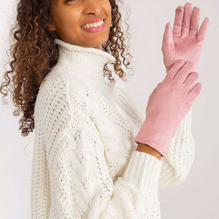 Chic Floral Touchscreen Gloves for Modern Women