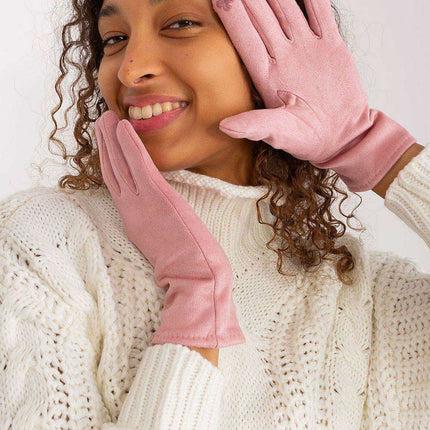 Chic Floral Touchscreen Gloves for Modern Women